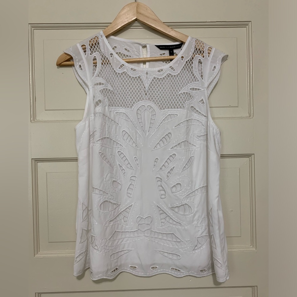Gorgeous NWOT White Summer Top!